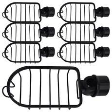 ILIFE 廚房水龍頭瀝水鋁合金置物籃 - 黑色 - 27cm*11cm*4cm, 7組