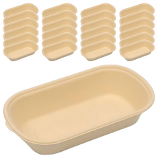 單格植纖餐盒T扣 2號 850ml 230x133x51mm 耐熱95度 防油防水 可微波, 25個, 20組