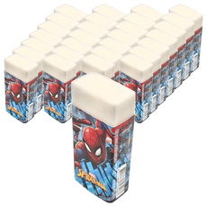 MARVEL 漫威 SPIDER-MAN 蜘蛛人 製圖橡擦 12入, 大臉, 60個