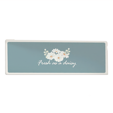 半島良品 PVC防油防水皮革地墊, 莫綠雛菊, 1個