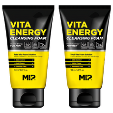 MIP Vita Energy 男士潔面乳套裝，維生素B，維生素C，維生素E，肌膚控制，保濕能力，舒緩護理, 150ml, 2條