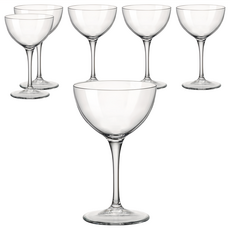 Bormioli Rocco 20世紀水晶 馬丁尼杯 235ml 無鉛水晶玻璃 尺寸95*155mm, 6個