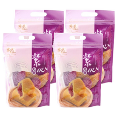 古道 紫心Q餅，台灣風味點心, 280g, 4袋