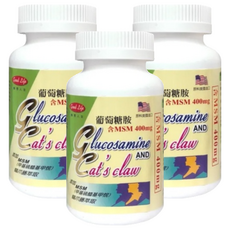 good Life 得意人生 葡萄糖胺+MSM 全素, 60顆, 3罐