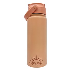 GRECH&CO 不鏽鋼吸管水壺, 1個, 想念橙