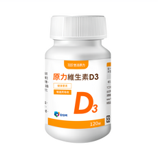 悠活原力 維生素D3, 120顆, 400mg, 1罐