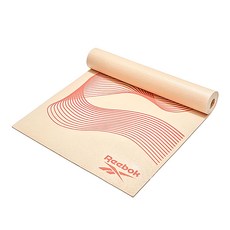 Reebok 防滑舒適瑜珈墊, 4mm, 1個, 流線橘