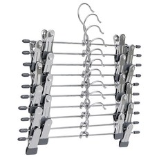 NATURE LIVING 夾式伸縮褲裙架 30cm長 11cm高, 灰色, 1組