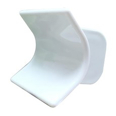 TRIARROW 三箭牌 蛋糕抹平器 圓角 8.4x7x7.8cm±3% 耐溫80°C, 白色, 圓角蛋糕抹平器, 1個