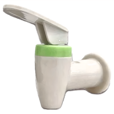 WIDE VIEW 冰溫熱三色飲水機水龍頭 FL-0300 9x7x2.5cm ABS材質 台灣製, 綠色 + 白色, 1個