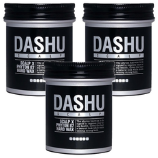 DASHU 男性扁柏植萃硬髮蠟, 100g, 3罐