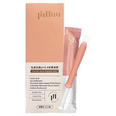 pinHuu 品膚美妍 私密乳酸PH3.8保養凝膠 3支/組, 2g, 1盒