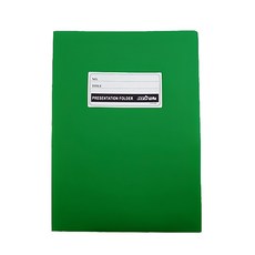 hfpwp 台灣製 環保無毒 10入組 超聯捷辦公文件收納, 1入, 綠, A4