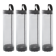 AHOYE 壁掛式垃圾袋收納袋, 4個, 混合顏色