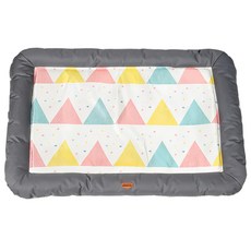 寵物涼感冰絲睡墊床窩 S號 - 涼感舒適、柔軟親膚, 1個, 幾何款