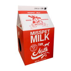 MISSPET 牛奶盒 貓抓屋, 32 x 32.5 x 55cm, 紅色, 1個