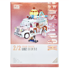 LoZ 微型積木 1738 582片, 甜品車, 1盒