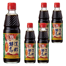 KONG YEN 工研 素食特濃烏醋, 300ml, 5瓶
