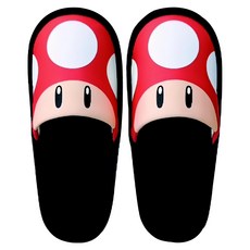 Nintendo 任天堂 瑪利旅行拖鞋 適用尺碼, 220~240mm, 黑色 + 紅色 + 白色