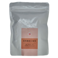 樂活E棧 甜焦糖杏仁咖啡豆 1/4磅, 生豆, 114g, 1包