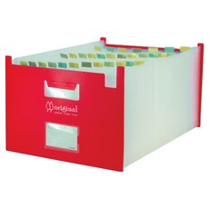 DaTaBanK 三田文具 A4 站立式31層風琴夾 OT-A431, 紅色, 1個
