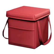 妃妃嚴選 汽車收納盒, 酒紅色