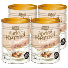 HomeBrown 紅布朗 香醇杏仁粉, 高纖, 無加糖, 350g, 4罐