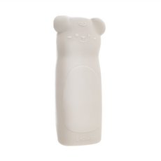 MODU'I BLUEMAMA 熊熊餐具收納盒, 鉑金矽膠材質, 易於攜帶, 可熱水消毒, 搪瓷白, 1個