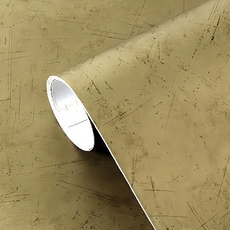 防水自黏壁紙 3D立體仿金屬光澤 PVC材質, 鏽金色, 1捲