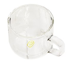 GOODGLAS 好玻 CO 雙層把手玻璃杯 手工硼玻璃杯 耐熱至120度C, 1個