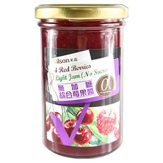 Vilson 米森 無加糖綜合莓果醬 290g, 1罐