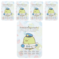 KEEP BARRIER 角落小夥伴 抗菌隨行卡 企鵝款, 3D隱形防疫卡, 有效持續1個月, 實驗證明對抗細菌、病毒、過敏原及異味, 10g, 5個