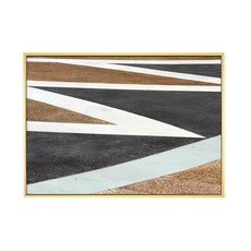 碰撞 Typography 壁畫, 木色