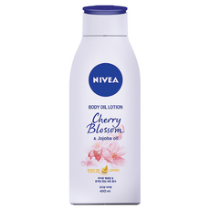 NIVEA 妮維雅 植物精華油身體乳(淡雅櫻花香), 400ml, 1瓶