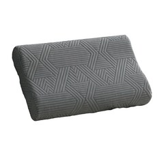 DON HOME 竹炭纖維釋壓記憶枕 人體工學型, 側睡支撐佳 慢回彈, 40 x 60cm, 深灰色, 1個