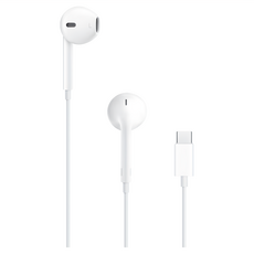 Apple 台灣公司貨 EarPods USB-C 原廠保固, MYQY3ZP/A, 白色, 1條