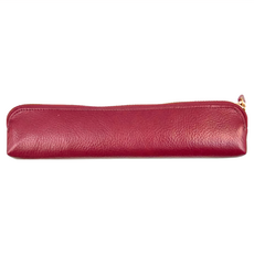 Raymay 藤井 輕簡型真皮筆袋, 紅色, 1個