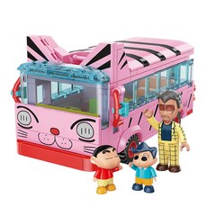 KEEPPLAY 奇妙積木 啟蒙積木 K20605 蠟筆小新 雙葉幼稚園巴士 Set, 提供無限的拼砌樂趣 經典蠟筆小新主題, 1盒