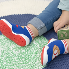 Komuello 學步鞋, 精梳棉襪鞋, 145mm, 紅不讓