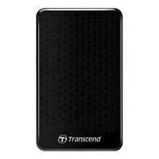 Transcend 創見 StoreJet 25A3 行動硬碟 USB 3.1 Gen 1極速傳輸 單鍵自動備份, TS1TSJ25A3K, 1個