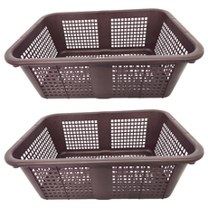 KEYWAY 聯府 得力深型籃 LU223-10, 咖啡, 2個