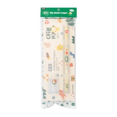 A Plastic Project LINE FRIENDS BT21 CHIMMY 吸吸管套裝, 食品級PP, BPA FREE, 1組