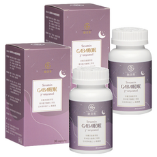 Golden Beauty Triangle 馳貝蒂 GABA眠眠舒眠膠囊 含芝麻素 草本植萃 促進新陳代謝, 30顆, 2罐