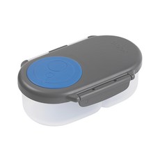 b.box 零食盒 附彈性水果固定器, 石灰藍, 1個