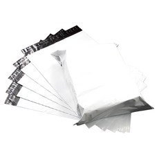 NEXTPAGE 台灣榮工 35號破壞袋, 100個/包, 外白內灰, LDPE材質, 多種尺寸, 25 x 34cm, 1包