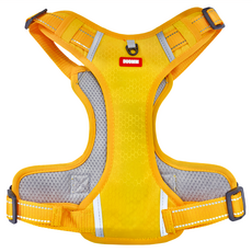 Duomm BEST 背心式防衝撞寵物反光背帶, 黃色, 1個