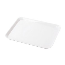 Hikari 日光生活 多用途整理盤 簡約設計風格 邊緣加高防滑落 居家收納好幫手, M(38 x 29 x 2.5cm), 白色, 1入