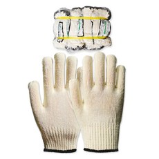 HANWOO 棉手套 35克組, 米白色, 100套