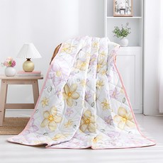 Blue Cat 藍貓 3M吸濕排汗技術涼被 台灣製造, 窗前花語