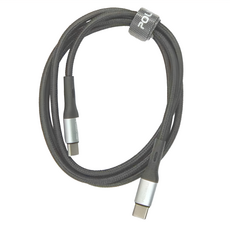 POLYWELL 寶利威爾 Type-C-C 快充線 PW15-W45-A324 LED指示燈, 1m, 黑色, 1條